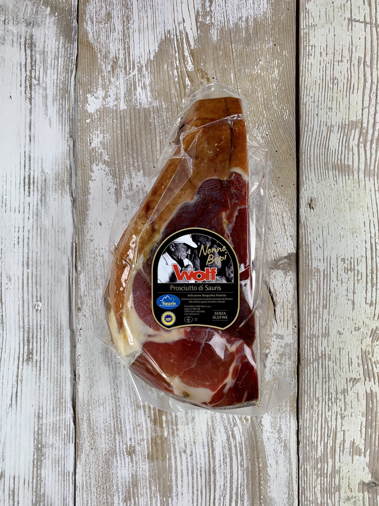 Prosciutto di Sauris IGP Nonno Bepi Prosciuttificio Wolf Sauris